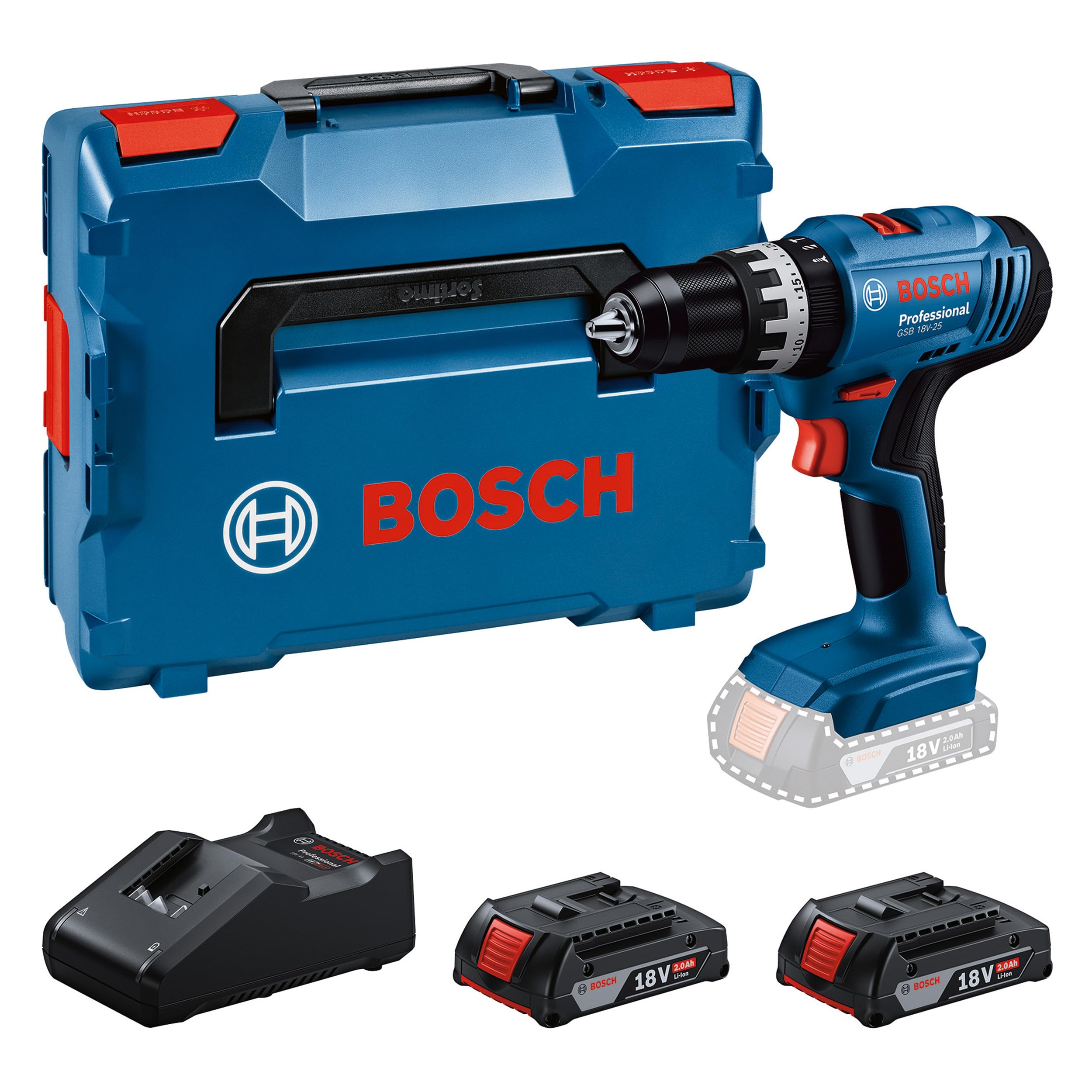 Bosch Akku-Schlagbohrschrauber GSB 18V-25 Professional