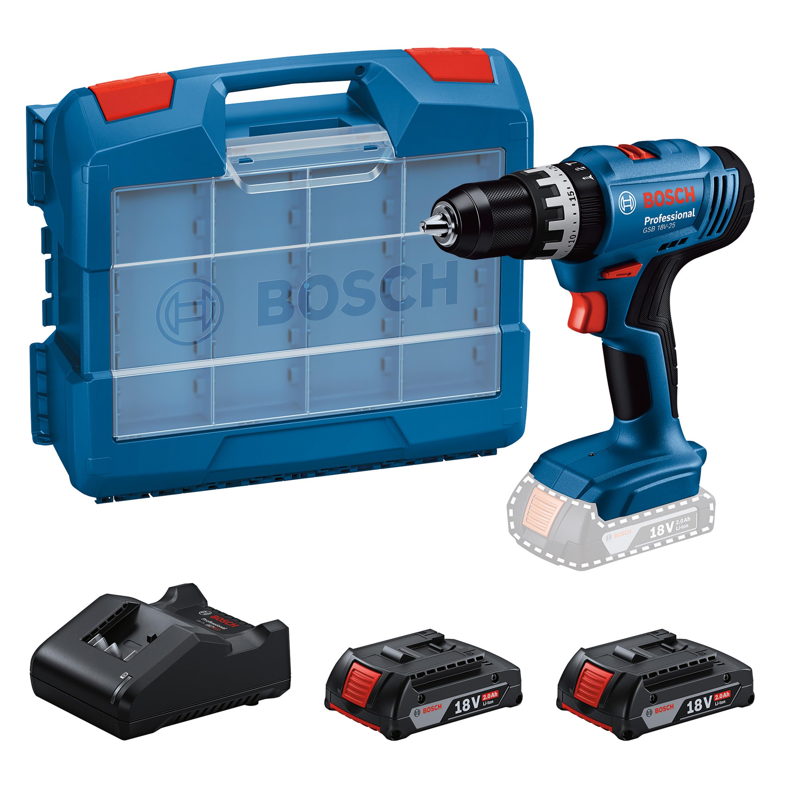 Bosch Akku-Schlagbohrschrauber GSB 18V-25 Professional