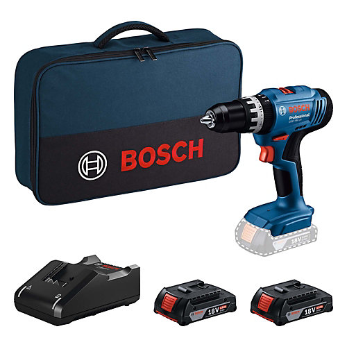 Bosch Perceuse visseuse sans fil Professional 18V GSB 18V-25 2x2Ah