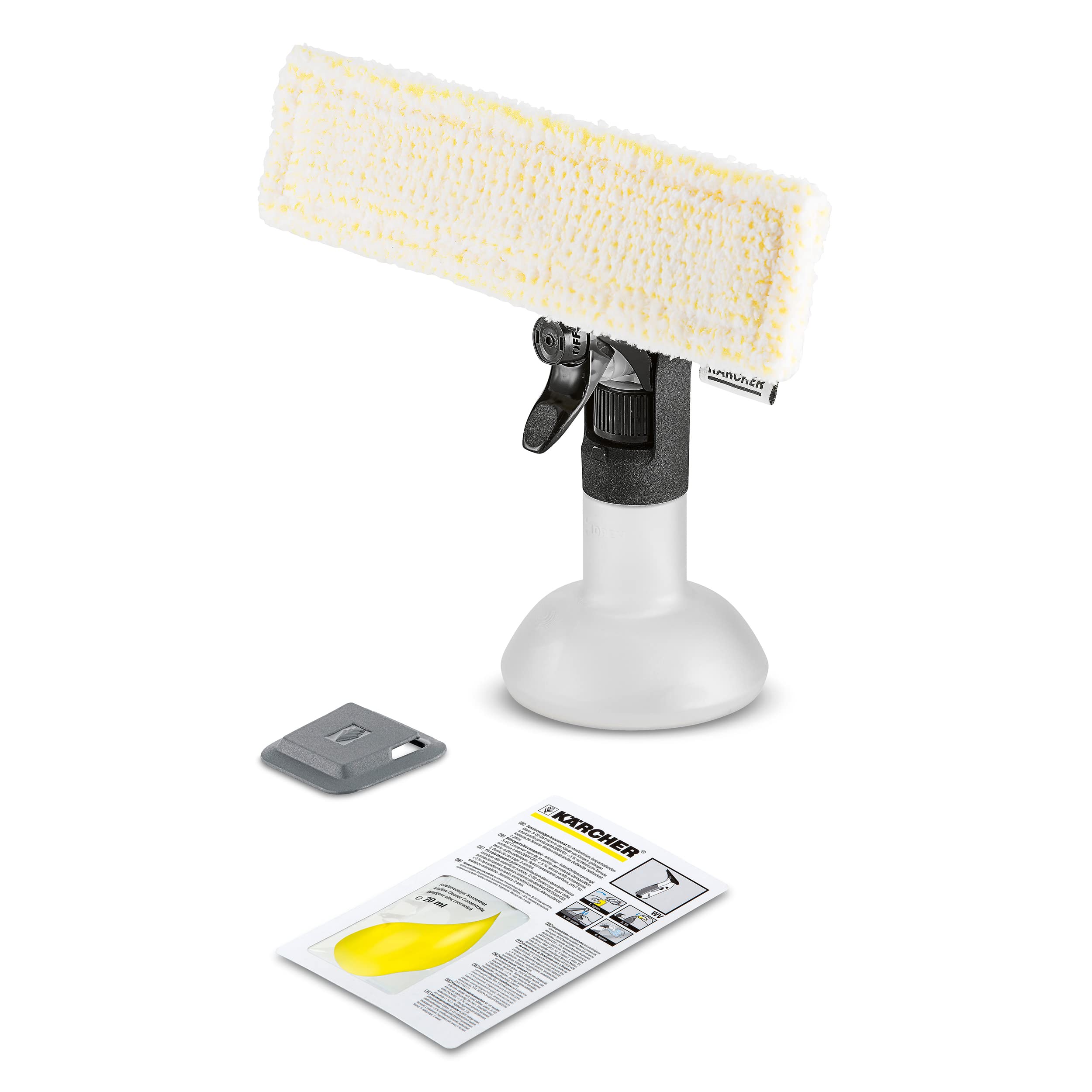 Kärcher 2.633-129.0 Pulvérisateur 2 en 1 + grattoir accessoire pour nettoyeurs de vitres
