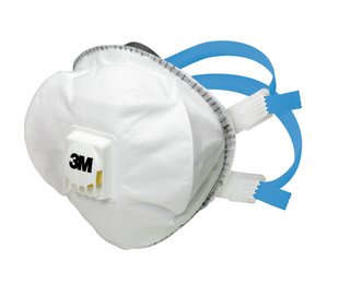 3M Masque de protection respiratoire 8825+ EN 149:2001 + A1:2009 FFP2 RD 5 pcs/cart