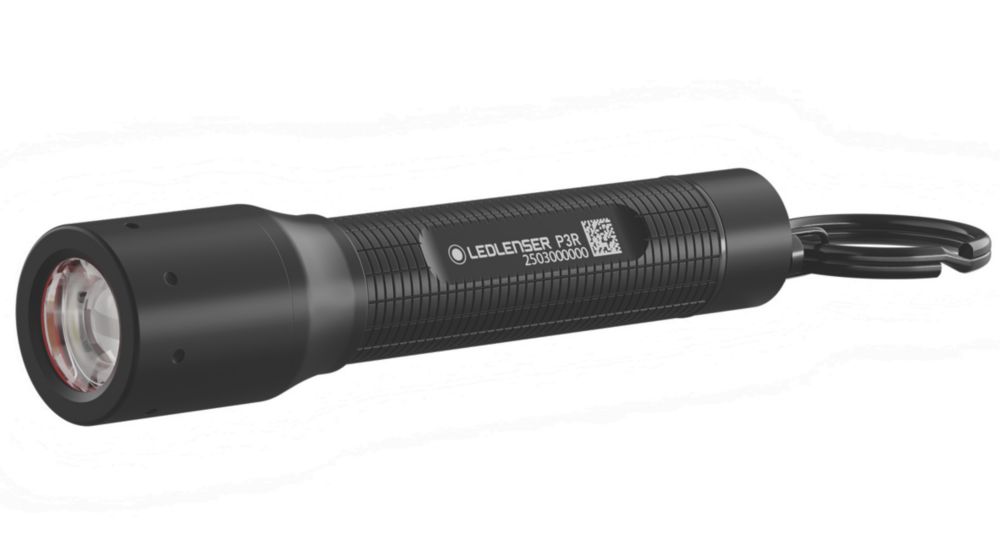 Ledlenser Lampe torche porte-clés à LED rechargeable P3R noire 200lm