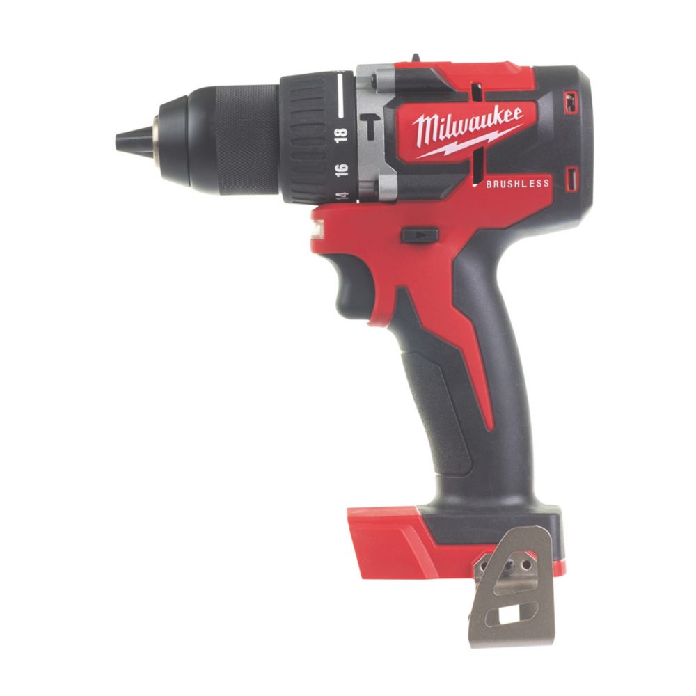Milwaukee Perceuse visseuse à percussion sans fil brushless Li-Ion RedLithium M18 CBLPD-0 18V de