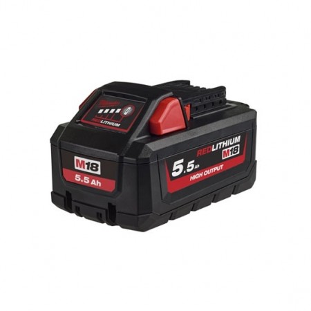 Milwaukee Batterie M18 HB5.5 High Output 18V 5.5 Ah