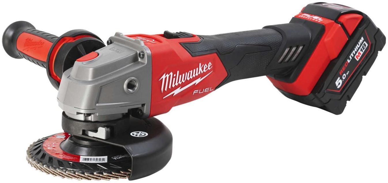 Milwaukee meuleuse milwaukee FSAG125XB-502X 18.0 V 1200 W avec batterie sans fil 5.0 Ah