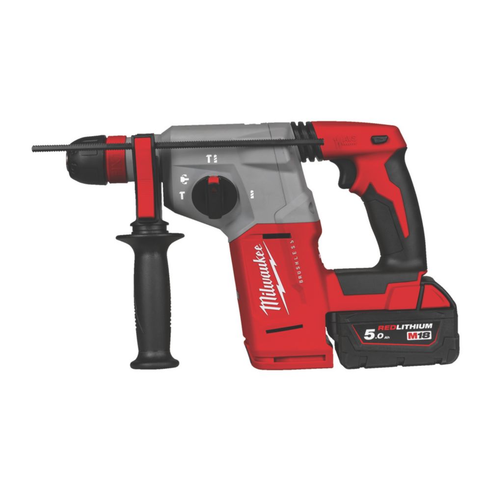 Milwaukee Marteau perforateur SDS sans fil brushless M18 BLHX-502x 18V Li-ion RedLithium 2 x 5Ah