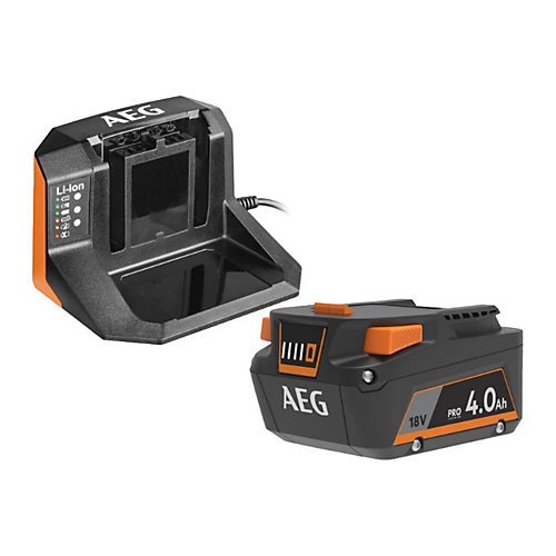 AEG Starter kit batterie 4Ah + chargeur SETL1840S