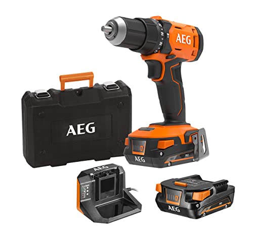 AEG perceuse aeg visseuse BSB18G4-402C 18.0 V avec batterie sans fil 4.0 Ah