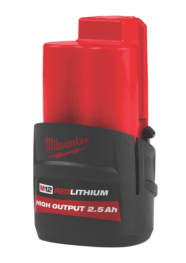 Milwaukee Pack de 2 batteries M12 HB2.5 High Output 12V 2.5 Ah