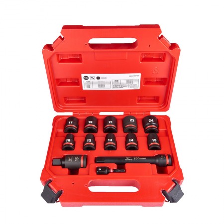 Milwaukee Coffret de 10 douilles 1/2“ SHOCKWAVE™ IMPACT Ø10-24 mm