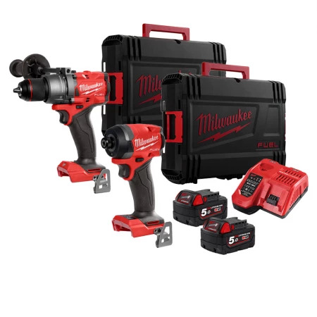 Milwaukee Pack 2 outils 18V visseuse à chocs M18 FID3 + perceuse-visseuse à percussion M18 FPD3