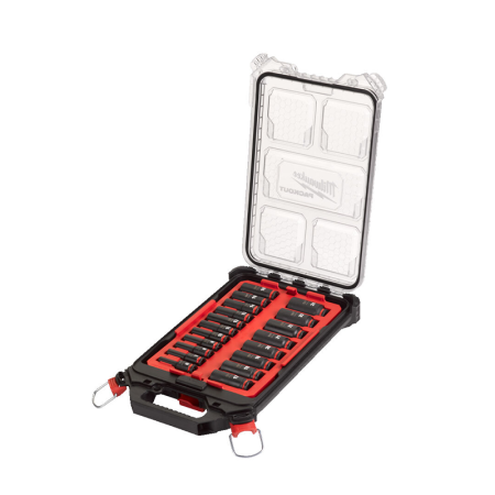 Milwaukee Coffret de 19 douilles 3/8