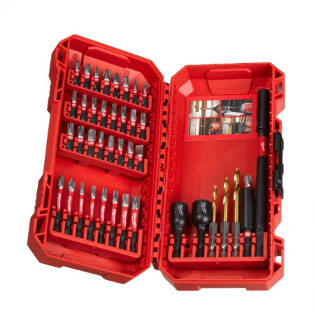 Milwaukee Coffret de 40 pièces pour vissage Shockwave