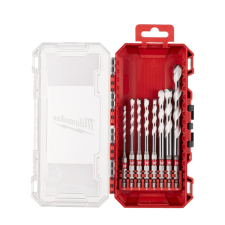 Milwaukee Coffret de 8 forets multi-matériaux Ø4-12