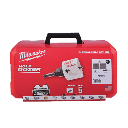 Milwaukee Coffret de 6 scies cloches bi-métal Hole Dozer Ø40-127 mm