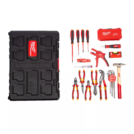 Milwaukee Coffret outils à mains 62 pièces PACKOUT