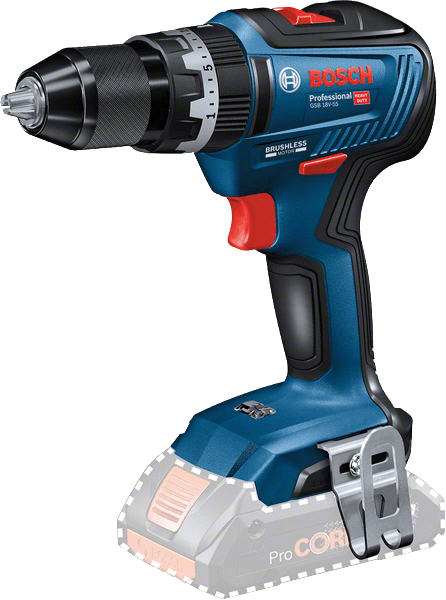 Bosch Professional 18V System Perceuse-visseuse à percussion GSB 18V-55