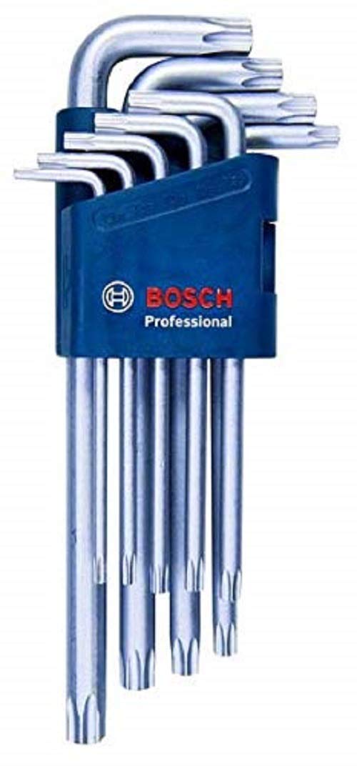 Bosch Professional Jeu de clés Allen TORX, 9 pièces