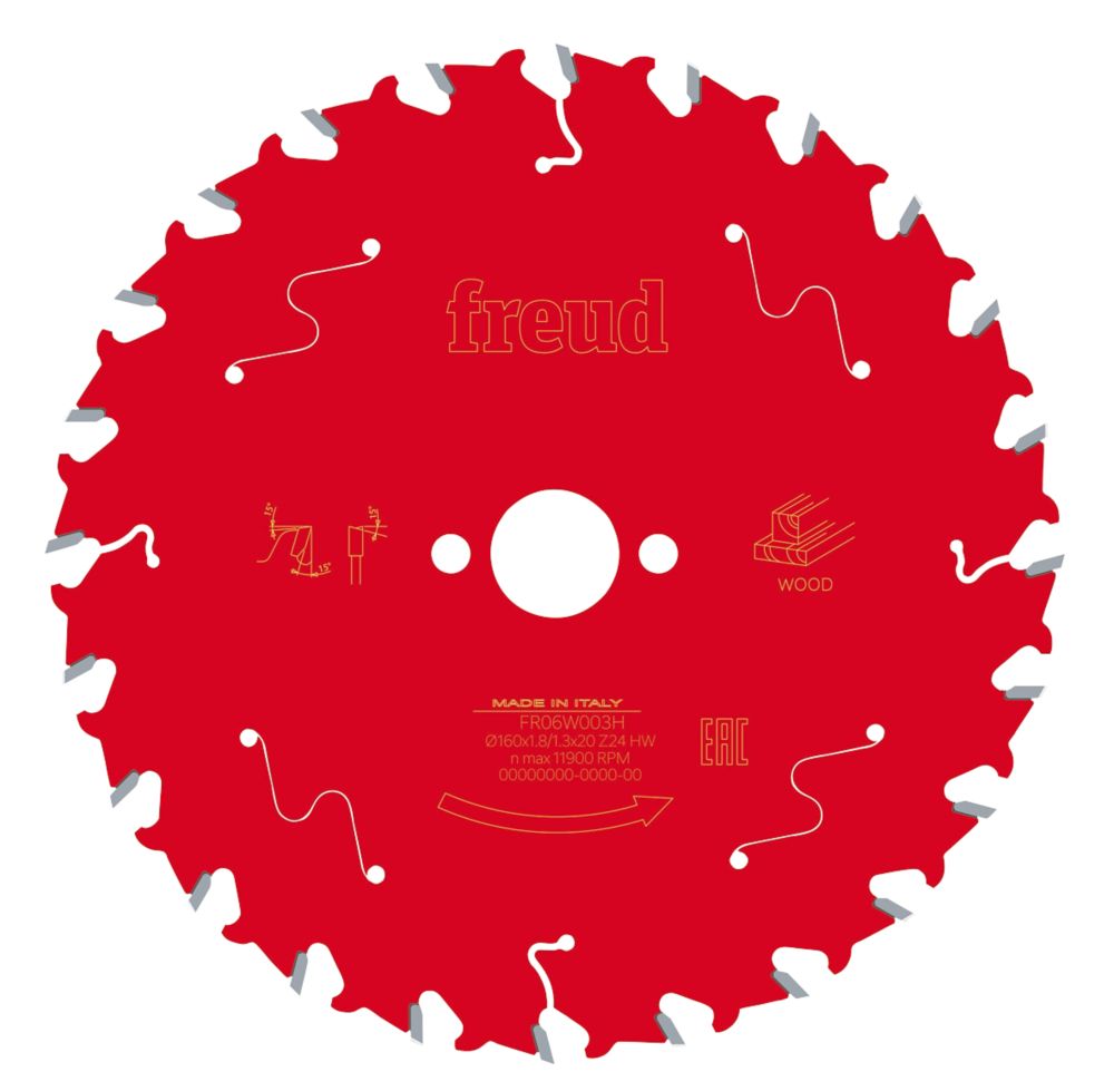Freud Lame de scie circulaire 160 x 20mm 24 dents