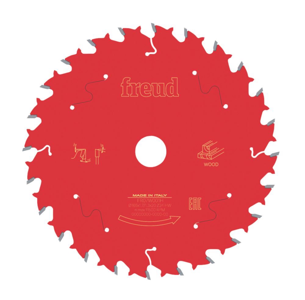 Freud Lame de scie circulaire 165 x 20mm 24 dents