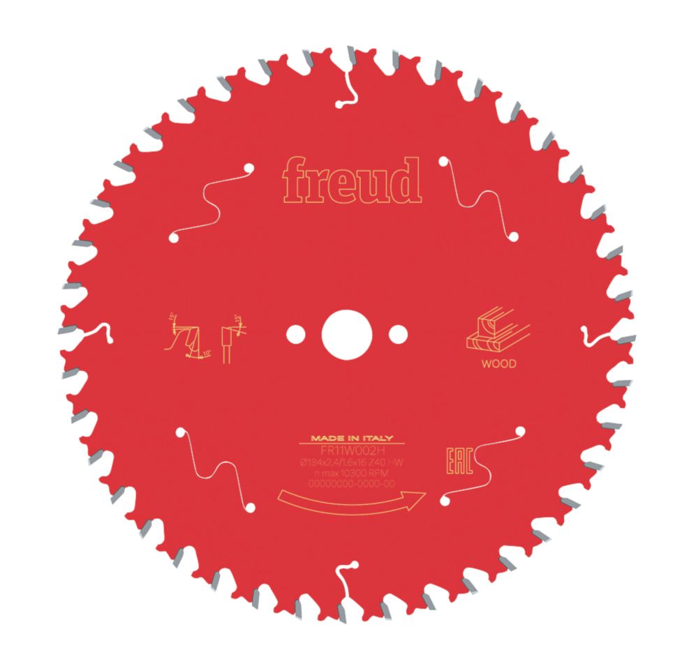 Freud Lame de scie circulaire 184 x 16mm 40 dents