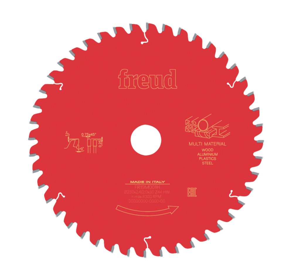 Freud Lame de scie circulaire 230 x 30mm 44 dents