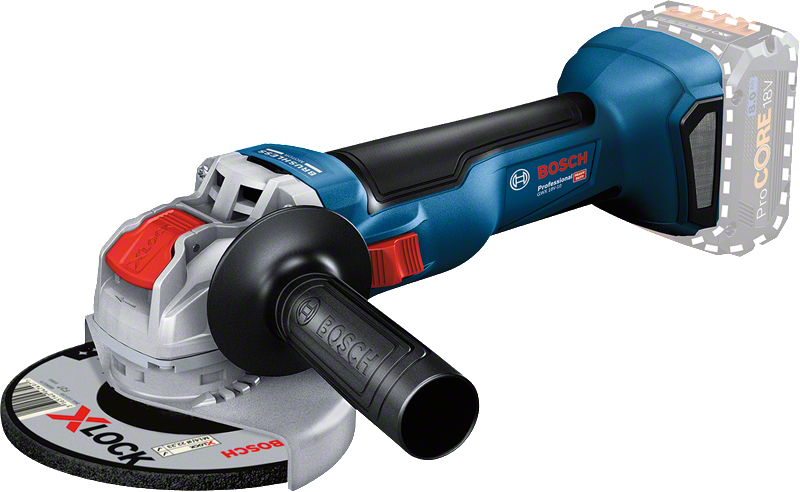 Bosch Professional meuleuse GWX 18V-10 bosch 18.0 V 1000 W avec batterie sans coffret