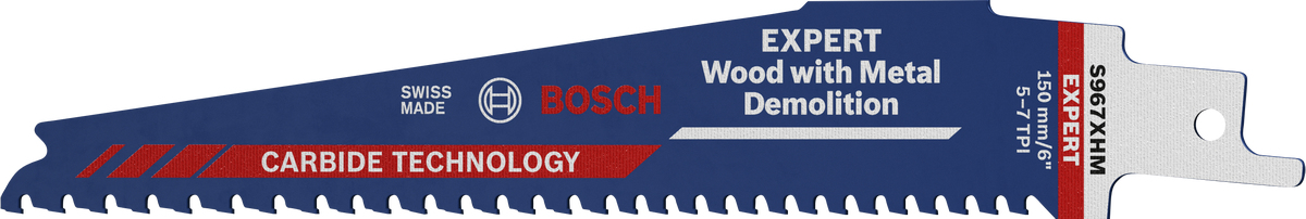 Bosch Expert Säbelsägeblatt ‘Wood with Metal Demolition’ S 967 XHM