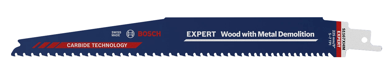 Bosch Expert Säbelsägeblatt ‘Wood with Metal Demolition’ S 1167 XHM