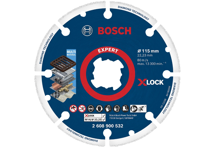 Bosch Expert Disque à tronçonner diamant X-LOCK EXPERT Diamond Metal Wheel