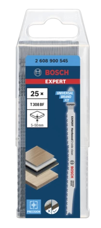 Bosch Expert Stichsägeblatt T 308 BF ''Hardwood 2-side clean''