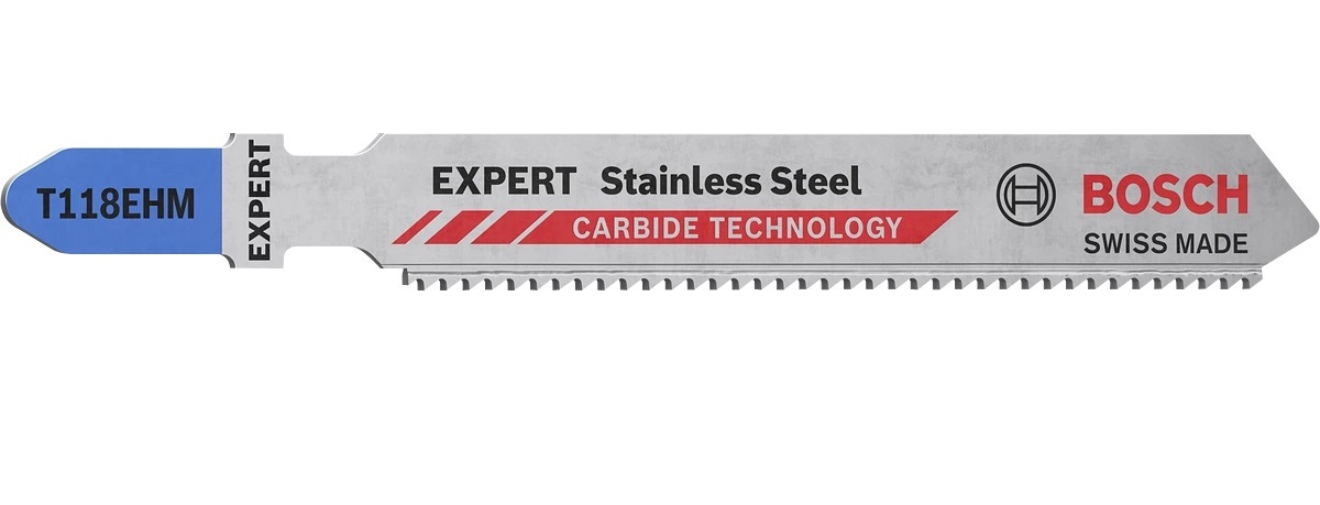 Bosch Expert Lame de scie sauteuse T 118 EHM Expert Stainless Steel pack de 03