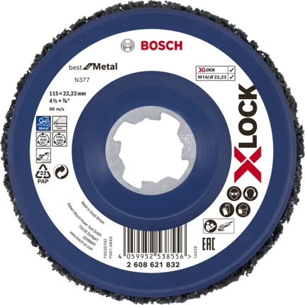 Bosch X-LOCK Grobreinigungsscheibe N377 Best for Metal