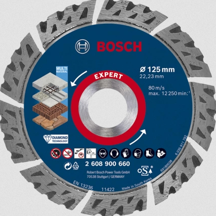 Bosch Professional Disque à tronçonner diamant Expert MultiMaterial