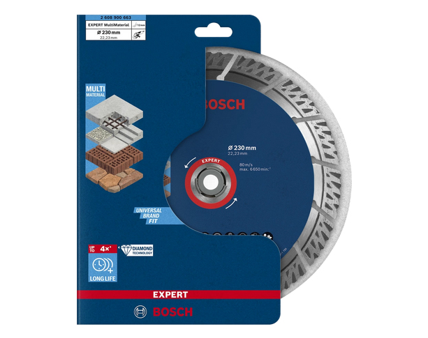 Bosch Professional Disque à tronçonner diamant Expert MultiMaterial