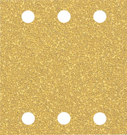 Bosch Professional 10x Feuilles abrasives Expert C470 à 6 trous