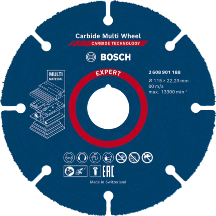 Bosch Professional Disque à tronçonner EXPERT Carbide MultiWheel