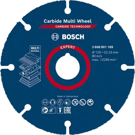 Bosch Professional 1x Disque à tronçonner Expert Carbide Multi Wheel