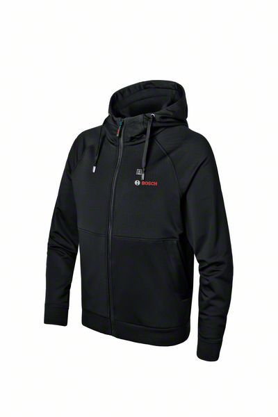 Bosch Veste de travail à capuche chauffante noire 12V, taille XXL