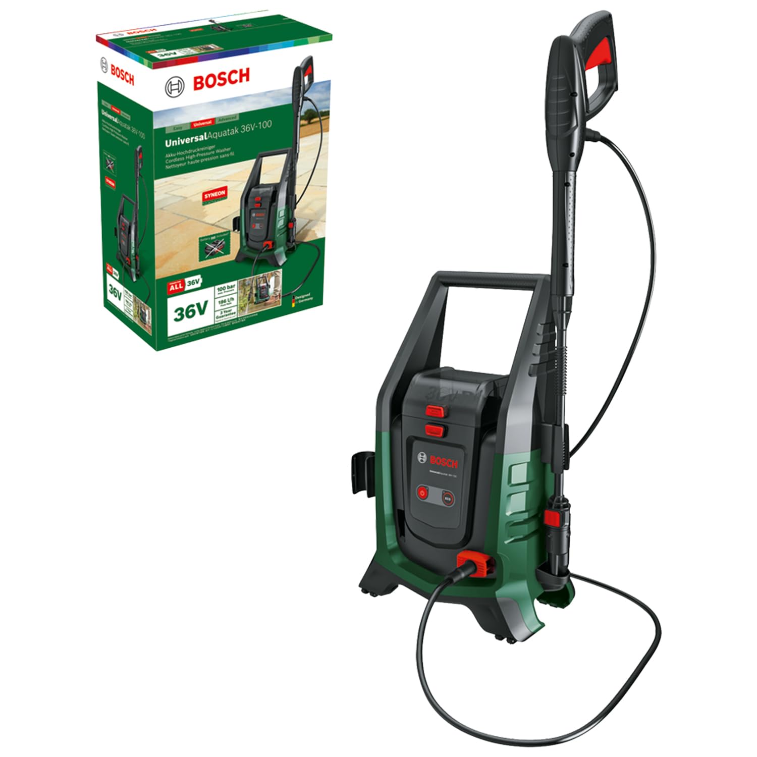 Bosch Akku-Hochdruckreiniger UniversalAquatak 36V-100 Solo