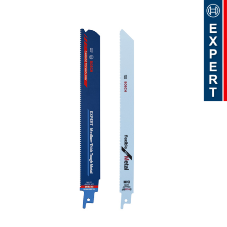 Bosch Lot de 25 lames S1122 BF + 1 EXPERT Tough Metal S 1155 HHM