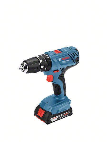 Bosch Perceuse visseuse à percussion sans fil brushless Professional GSB 18V-21, Li-ion 2 x 4Ah