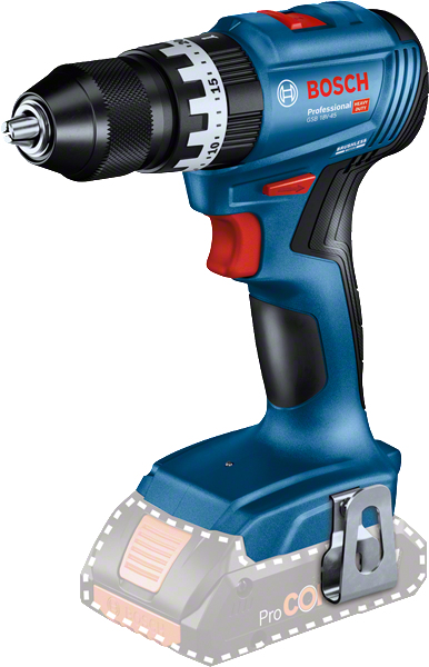 Bosch Professional Perceuse à percussion sans fil GSB 18V-45 Professional solo
