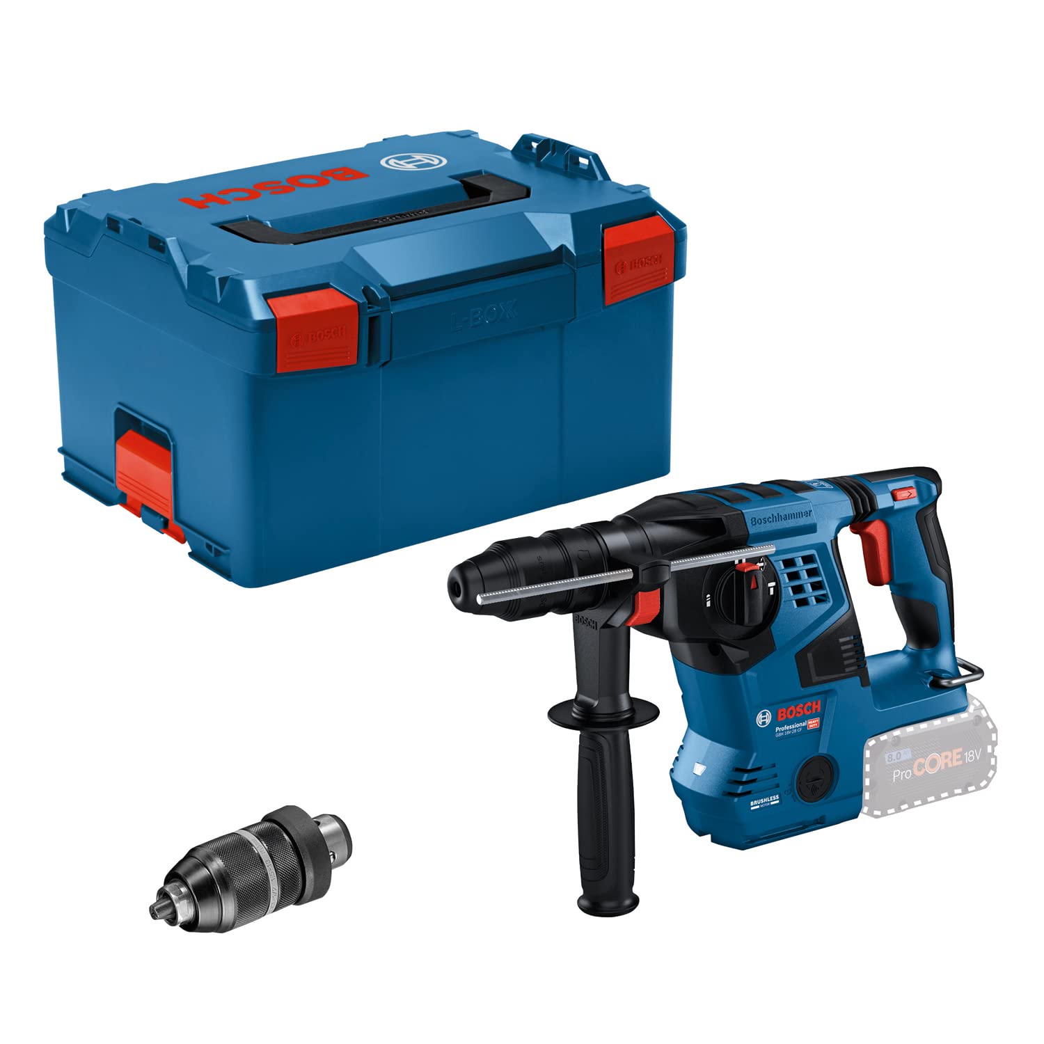 Bosch Akku-Bohrhammer GBH 18V-28 CF Professional solo