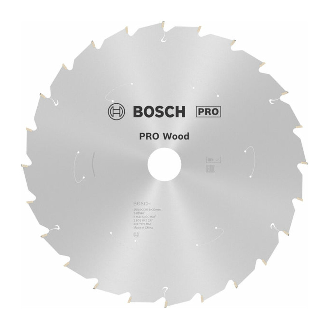 Bosch Lame de scie circulaire Standard for Wood , 254 x 30, 24 dents