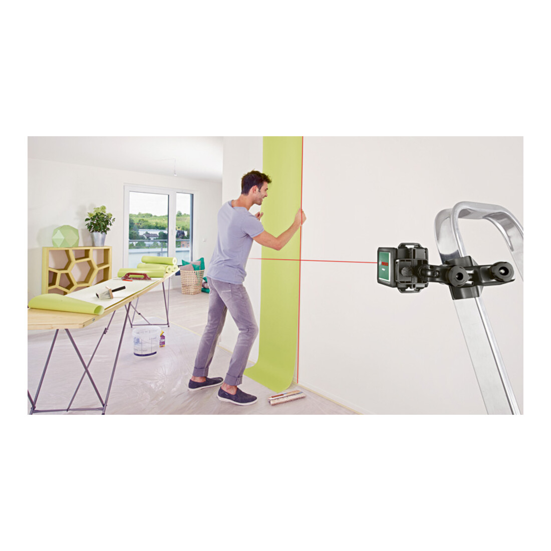 Bosch Laser lignes croisées Quigo Carton