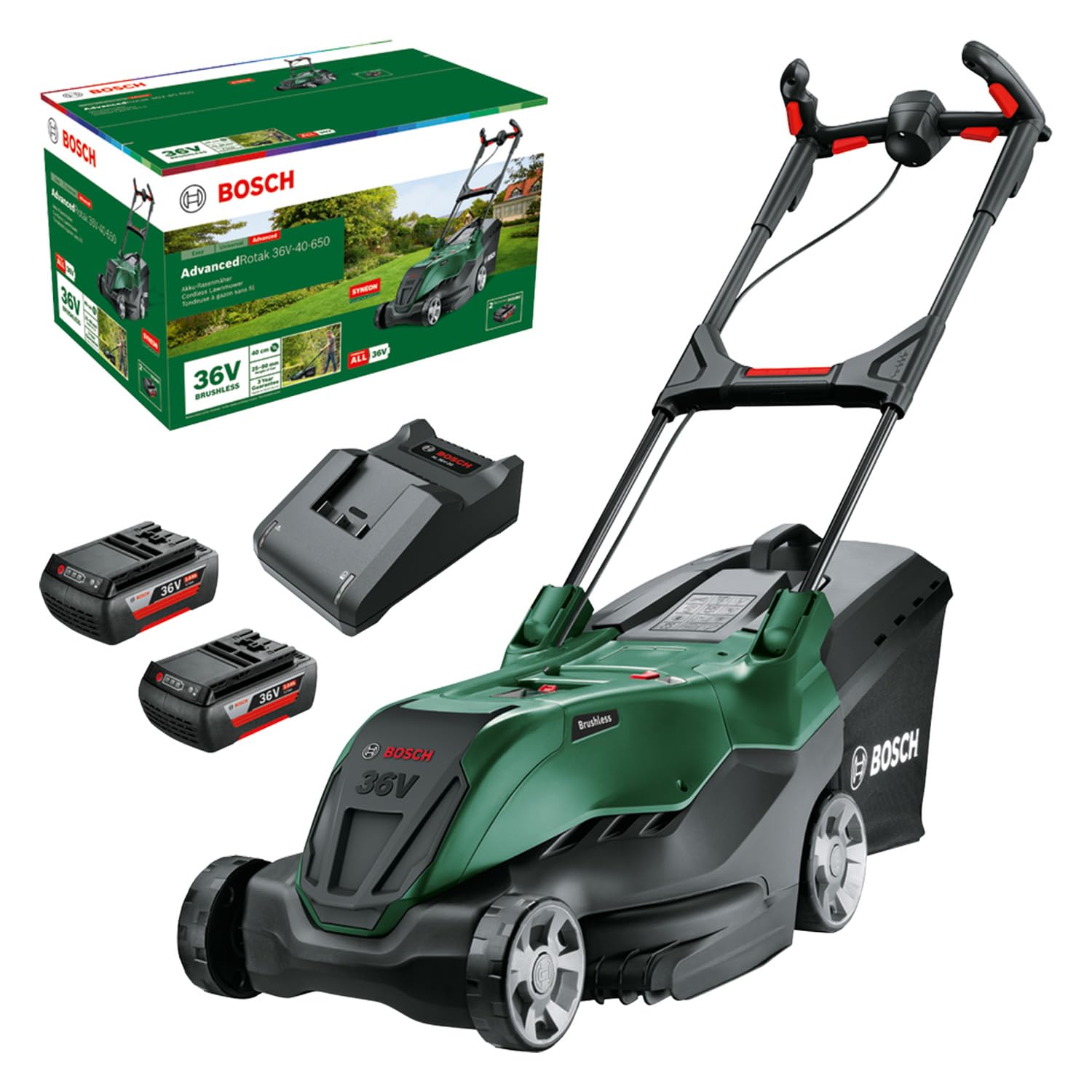 Bosch Akku-Rasenmäher AdvancedRotak 36V-40-650