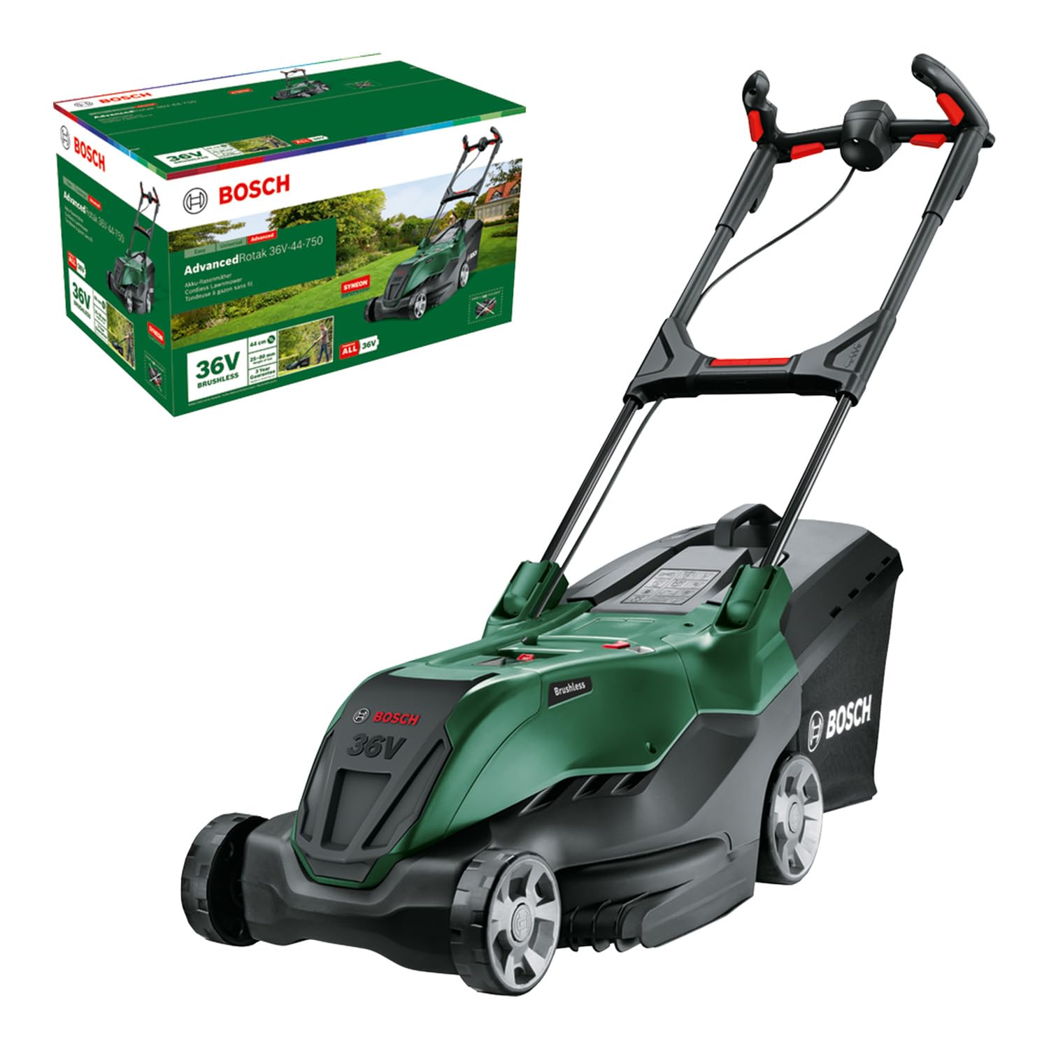 Bosch Akku-Rasenmäher AdvancedRotak 36V-44-750 Solo