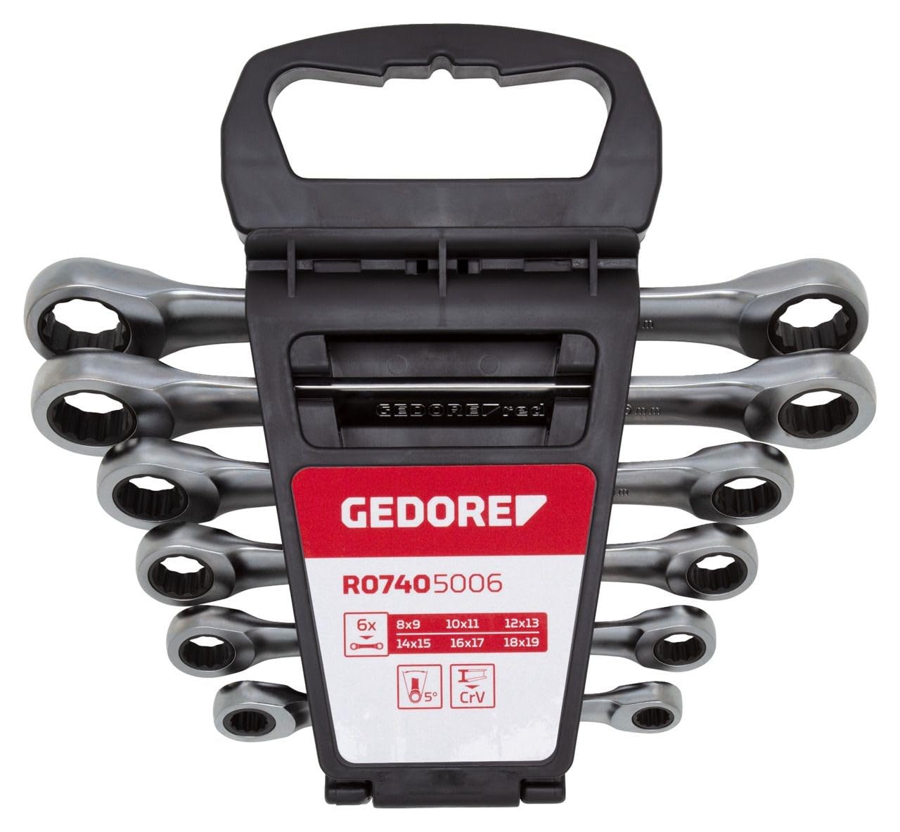 GEDORE Red Doppel-Ringratschenschlüssel-Satz