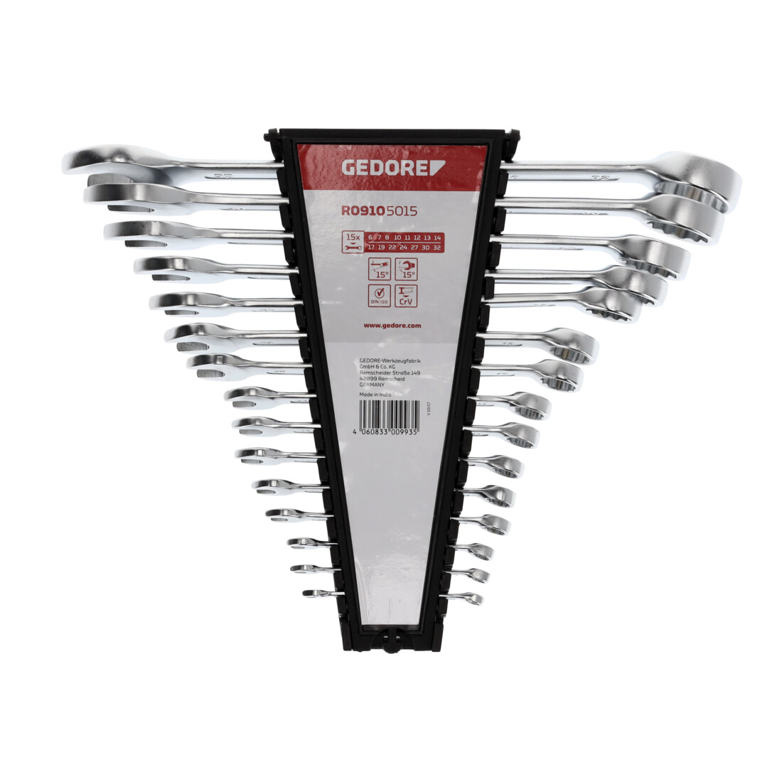 GEDORE Clé mixte rouge Gedore SW 6-32mm 15 pcs